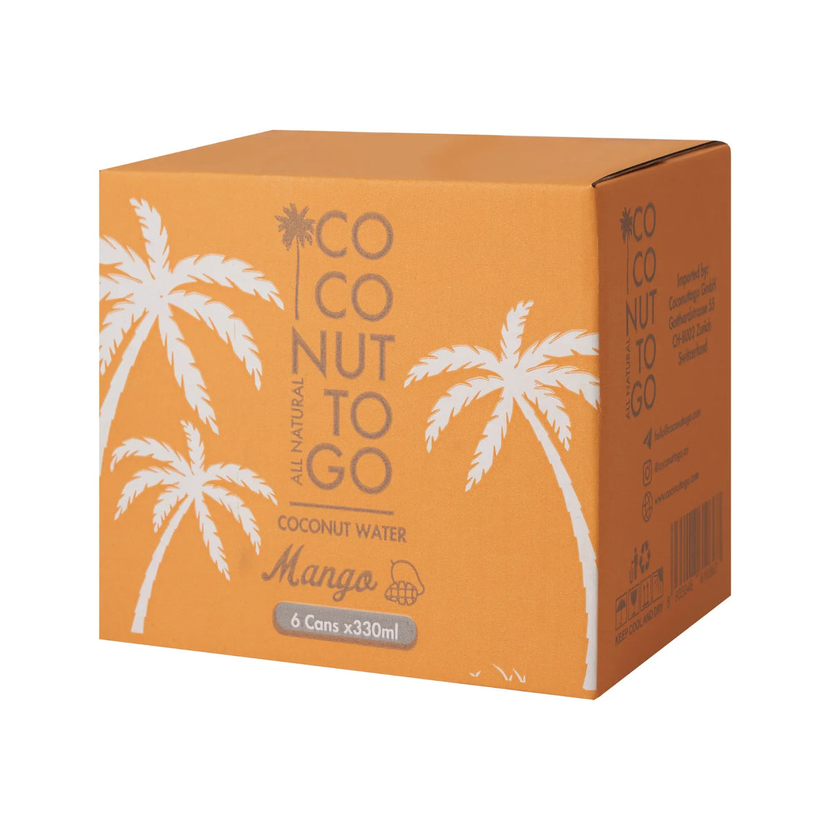 COCONUT WATER + MANGO 24x330ml